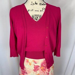 Donated June2022_Your go to ... Hot Pink Sweater Set
